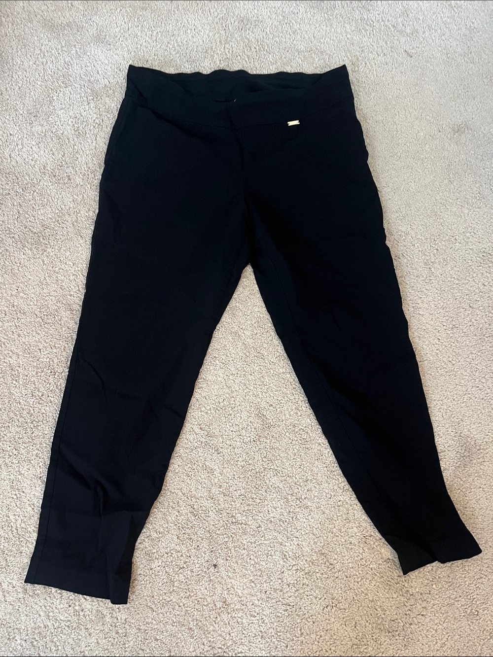 INC International Concepts Black Women's Ponte Pants